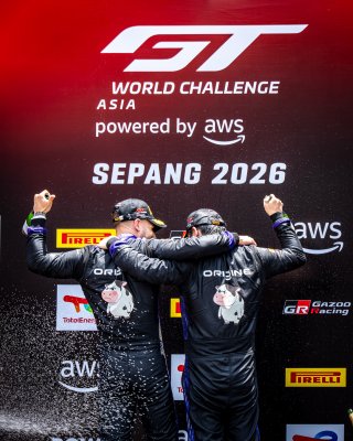 Sepang Race 2 Podium Overall | SRO Motorsport Group