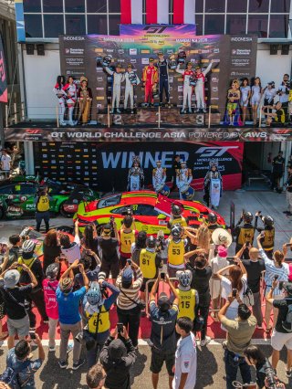 Mandalika Race 2 Parc Ferme | SRO Motorsport Group