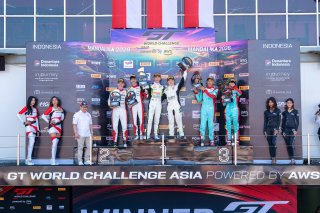 Mandalika Race 1 Podium | SRO Motorsport Group