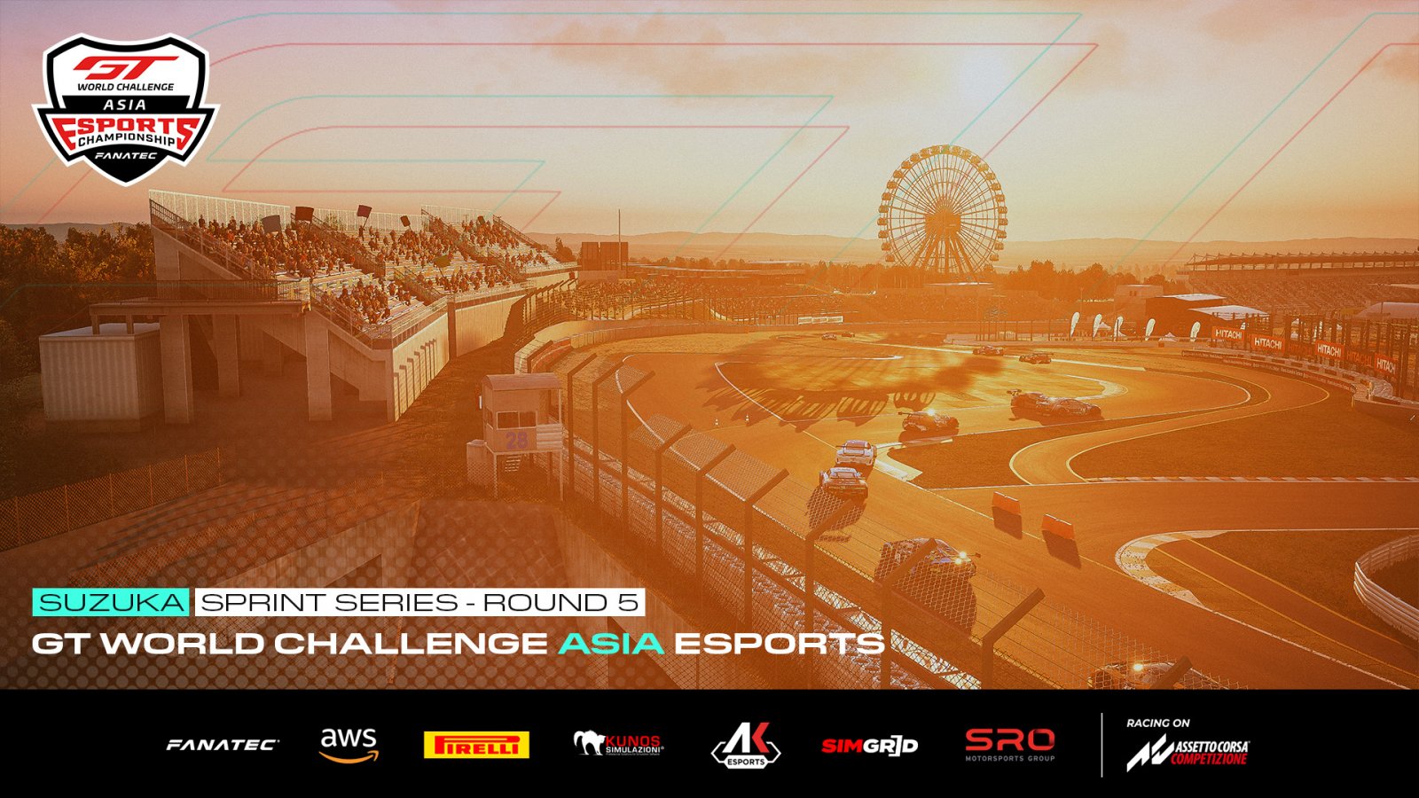 Legendary Suzuka set to conclude GT World Challenge Asia Esports Sprint Series campaign