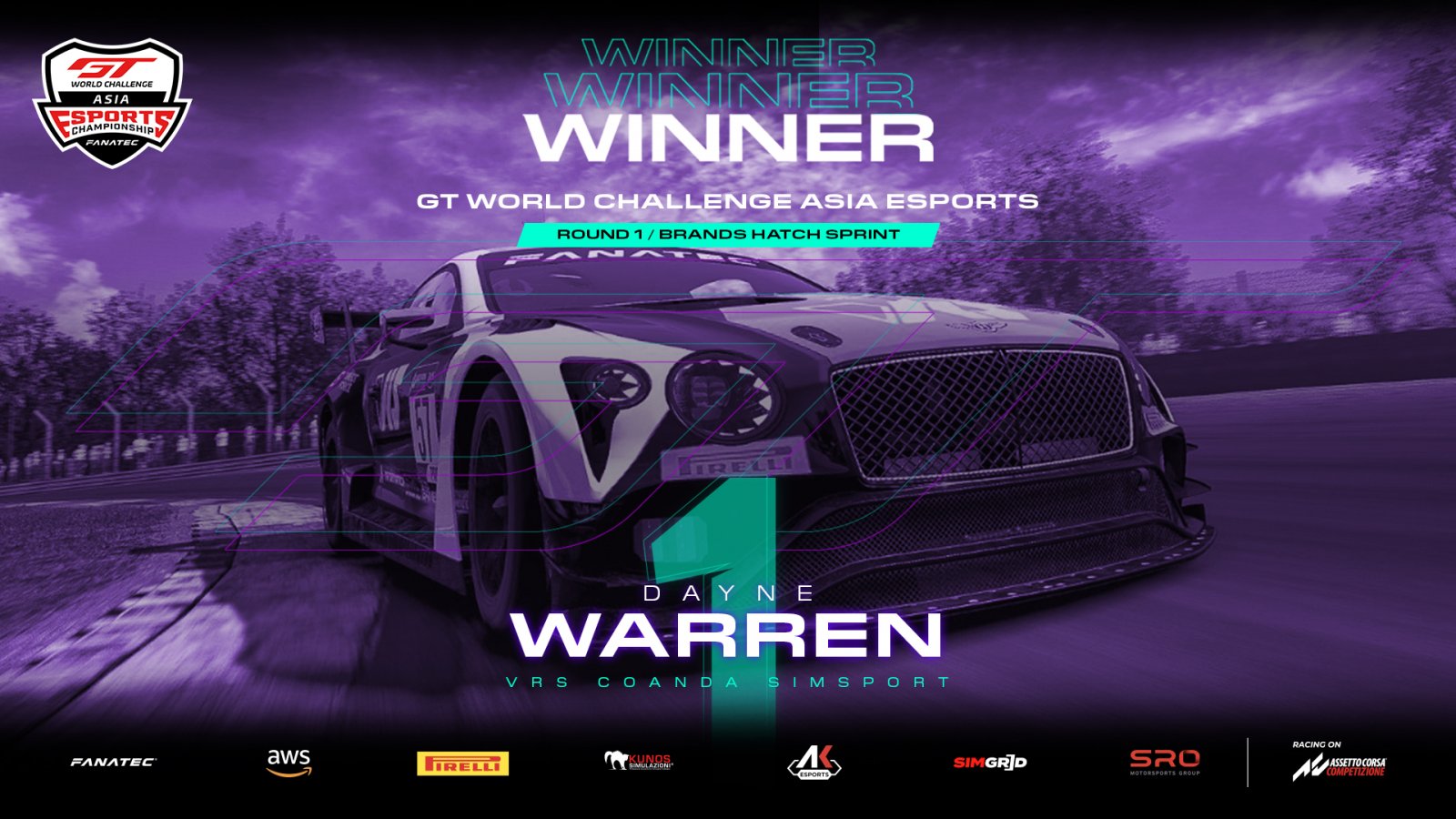 ESPORTS: Warren wipes the floor with rivals in Sprint Series season opener at Brands