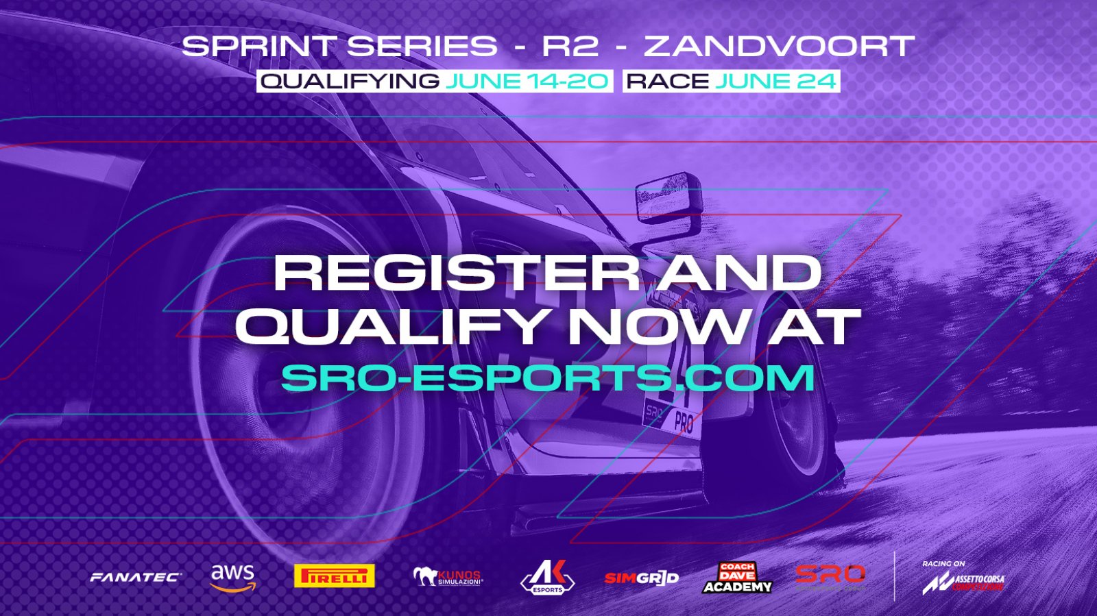 Esports: Zandvoort qualifying now open
