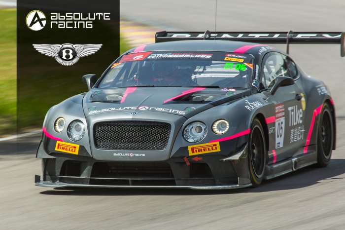 Bentley to make Blancpain GT Series Asia debut with Absolute Racing in Shanghai