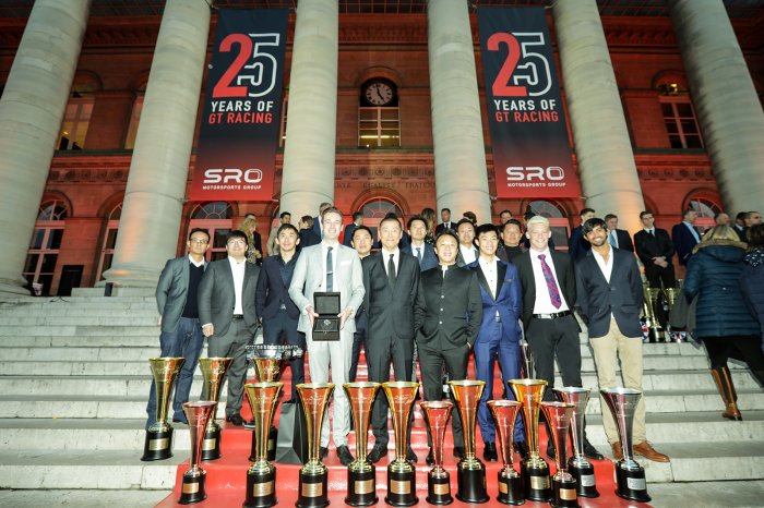 Blancpain GT Series Asia champions crowned at SRO’s star-studded awards ceremony in Paris