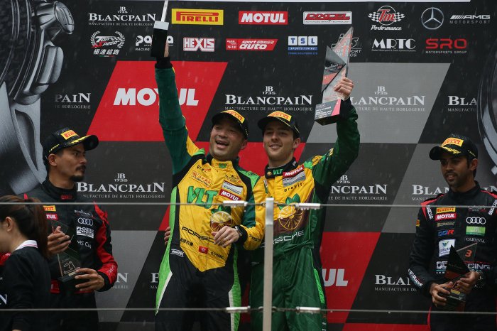 欧阳若曦联同Marvin Dienst为Craft-Bamboo车队及保时捷首胜于上海第二回合比赛