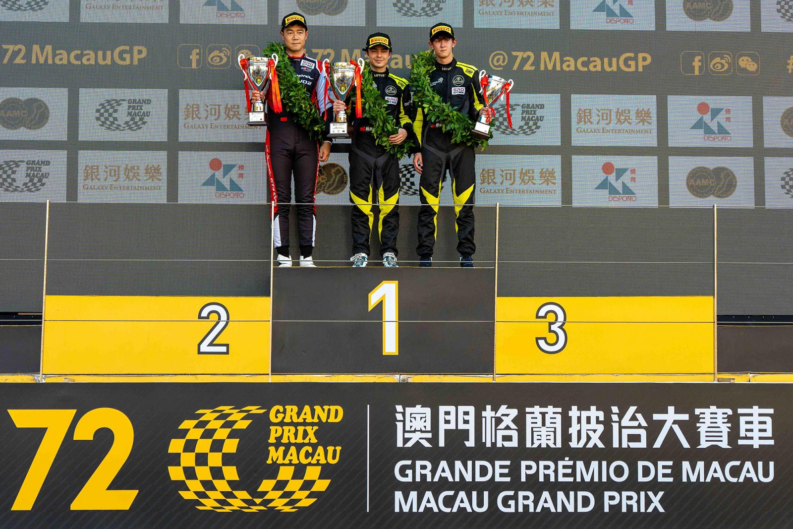 SRO GT Cup: Lu and Lotus win Macau's season finale